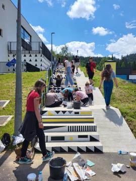 Sodelovanje občina gimnazija Ravne - Likovne delavnice (5)